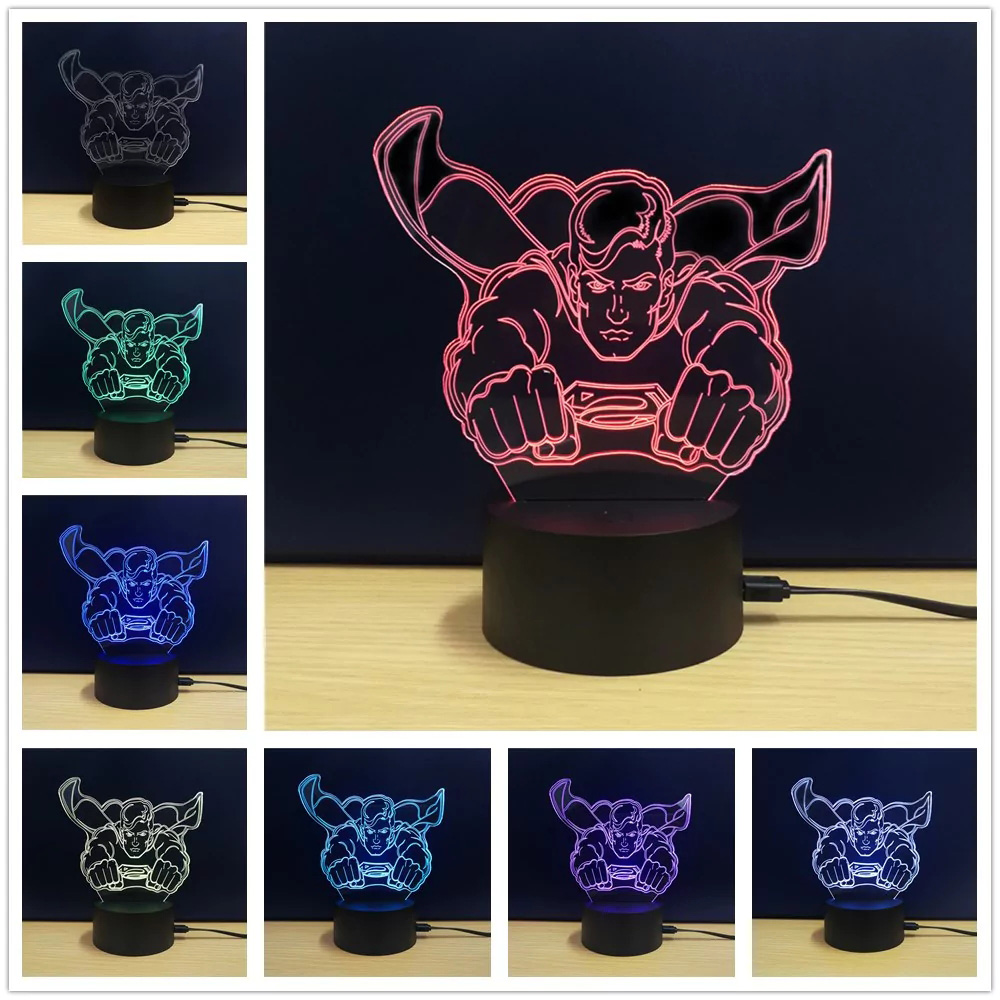 M.Sparkling TD100 Creative 3D LED Lamp USB Touch Light Decoration Light