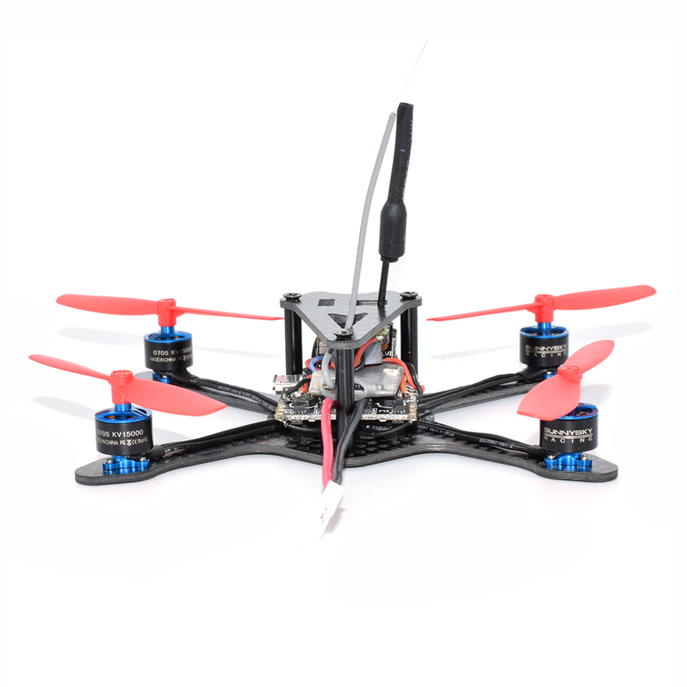 Aurora RC A100 Micro Brushless FPV Racing Drone 5.8G 25MW 48CH Omibus F3 OSD 5A BLHeli_S DSM2/DSMX Receiver - BNF