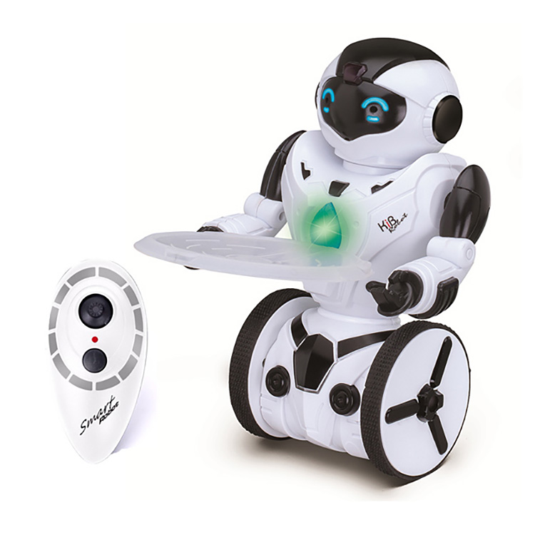 JXD 1016C RC Robot 2.4G Intelligent Combat Dancing Gesture Sensor Control RTR - White + Black