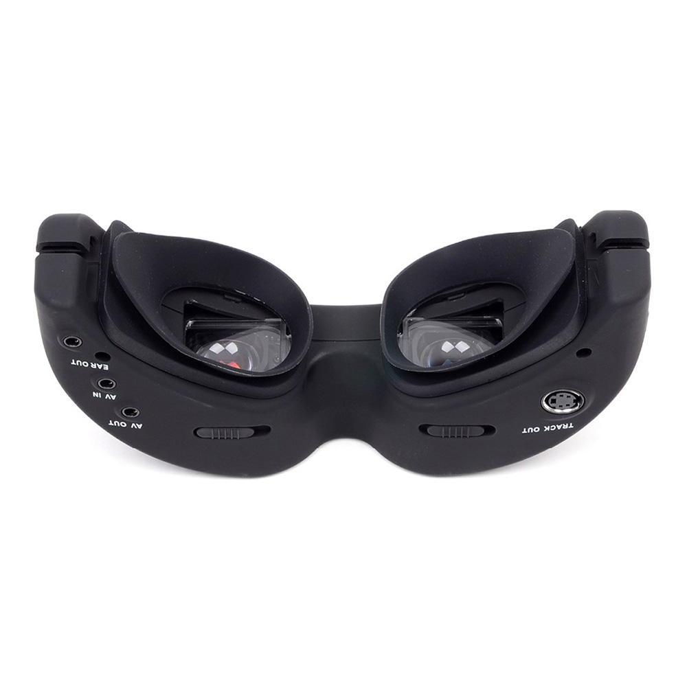 Skyzone SKY01S 5.8G 48CH 854X480 FPV Goggles with Front Camera Head Tracking System - Black