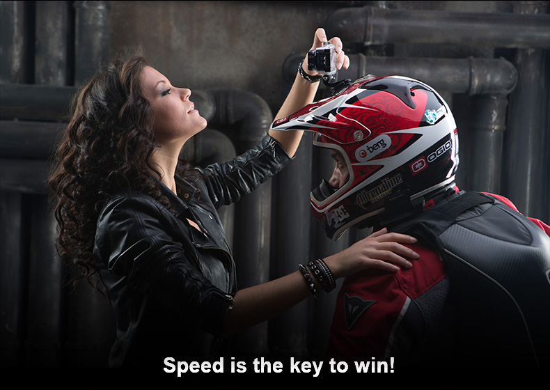 AEE LYFE SHADOW Ambarella A12 Sony IMX078 Diving Action Camera 4K 30FPS WiFi 140 Degree Wide Angle 1050mAh - Black