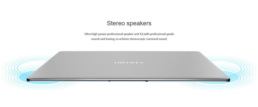 Chuwi Lapbook Air 14.1" Notebook Intel Celeron N3450 2.2GHz Quad Core 8GB 128GB N3450 Silver Windows 10 Home - Silver