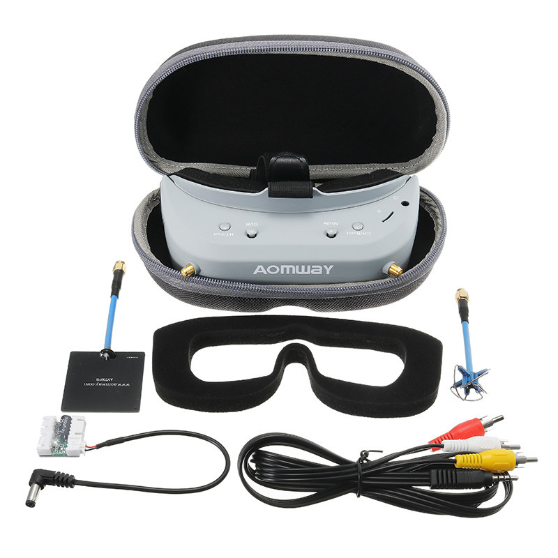 Aomway Commander Goggles V1 5.8G 40CH 2D 3D FPV Video Headset with Head Tracker Support HDMI Port DVR