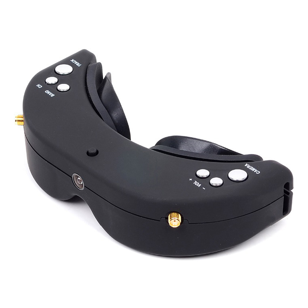 Skyzone SKY01S 5.8G 48CH 854X480 FPV Goggles with Front Camera Head Tracking System - Black