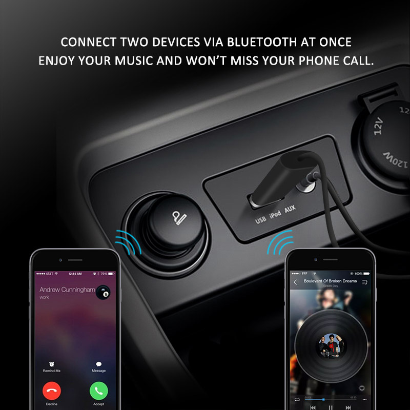 Bluedio BL Bluetooth Audio Music Receiver 3.5mm Audio Stereo Cable Bluetooth Adapter for Speaker Headphones