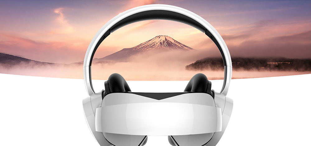 Royole-X All in One 3300PPI 1GB/16GB 3D VR Headset Immersive Virtual Reality Glasses 3D Virtual Mobile Theater - White