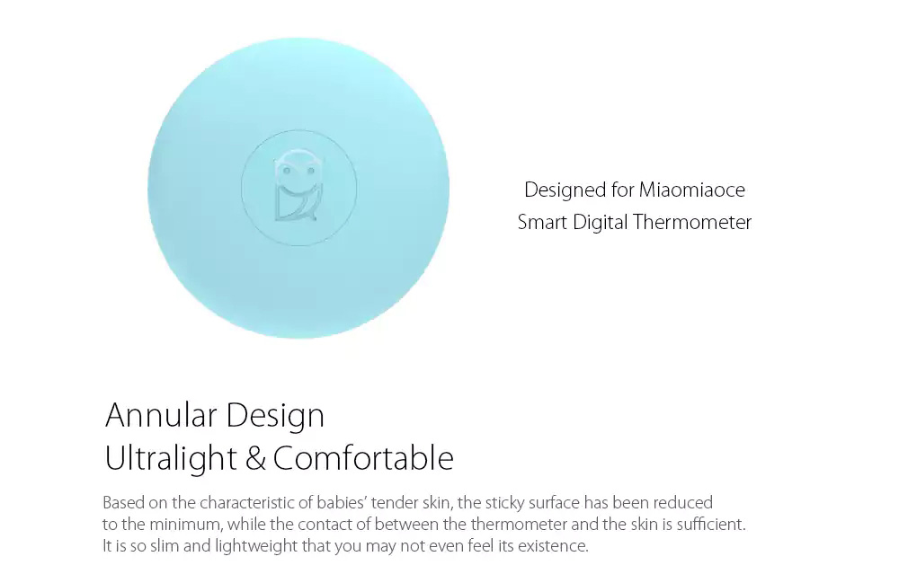 40PCS Xiaomi Mijia 3M Double-sided Medical Tape for Xiaomi Mijia Digital Baby Thermometer -White