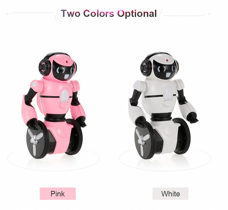 WLtoys F4 WIFI Camera Intelligent Dancing Gesture Sensor Control RC Robot RTR - White