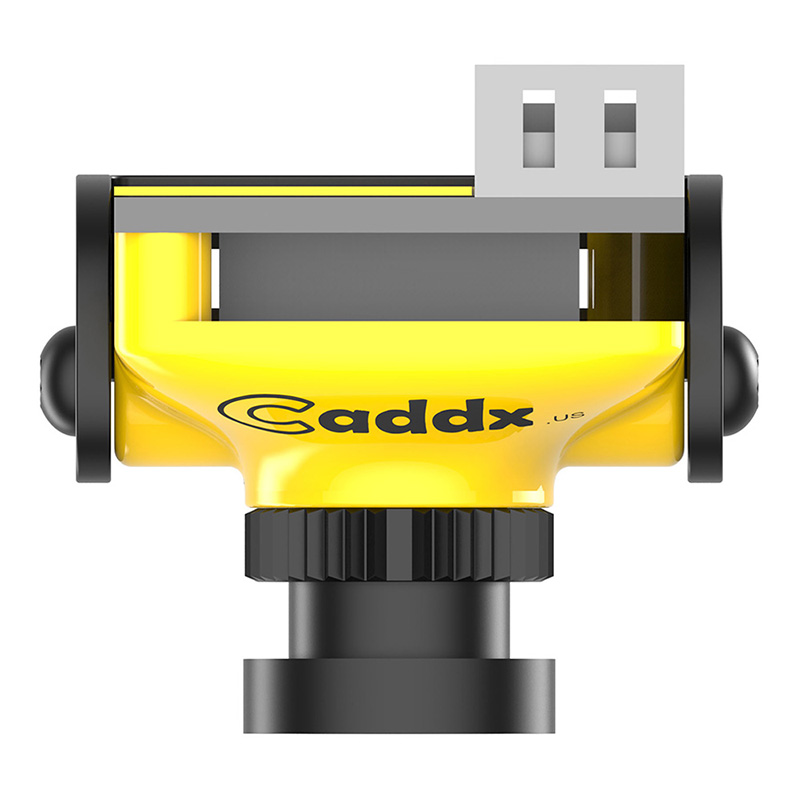 Caddx Turbo Micro S1 D-WDR 600TVL 2.1mm 1/3" CCD Sensor 4:3 Wide FPV Camera PAL - Yellow