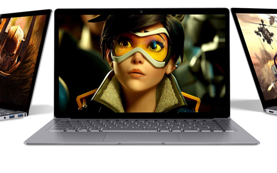 Chuwi Lapbook Air 14.1" Notebook Intel Celeron N3450 2.2GHz Quad Core 8GB 128GB N3450 Silver Windows 10 Home - Silver