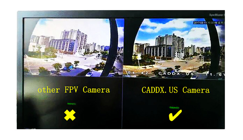 Caddx Turbo Micro S1 D-WDR 600TVL 2.1mm 1/3' CCD Sensor 4:3 Wide FPV Camera PAL - Green