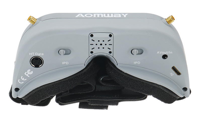 Aomway Commander Goggles V1 5.8G 40CH 2D 3D FPV Video Headset with Head Tracker Support HDMI Port DVR