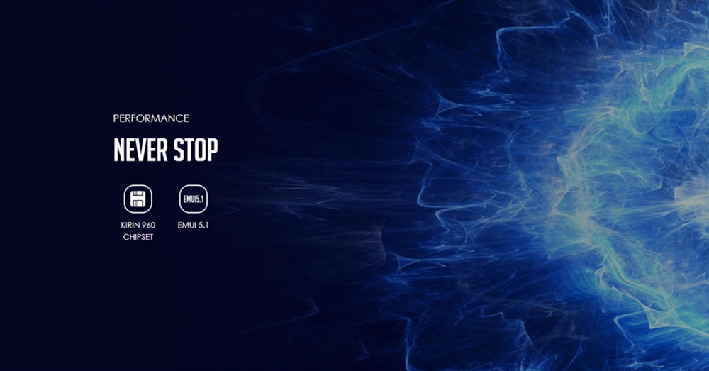 HUAWEI Honor 9 5.15 Inch Smartphone FHD Screen 6GB 128GB Hisilicon Kirin 960 Octa Core 20.0MP + 12.0MP Dual Rear Cam Android 7.0 Touch ID NFC 3D Curved Glass Body - Blue