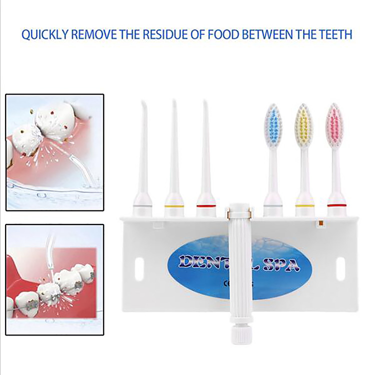 Dental Spa Oral Irrigator Water Jet Oral Irrigator Flosser Tooth Care Whiten Cleaner Set