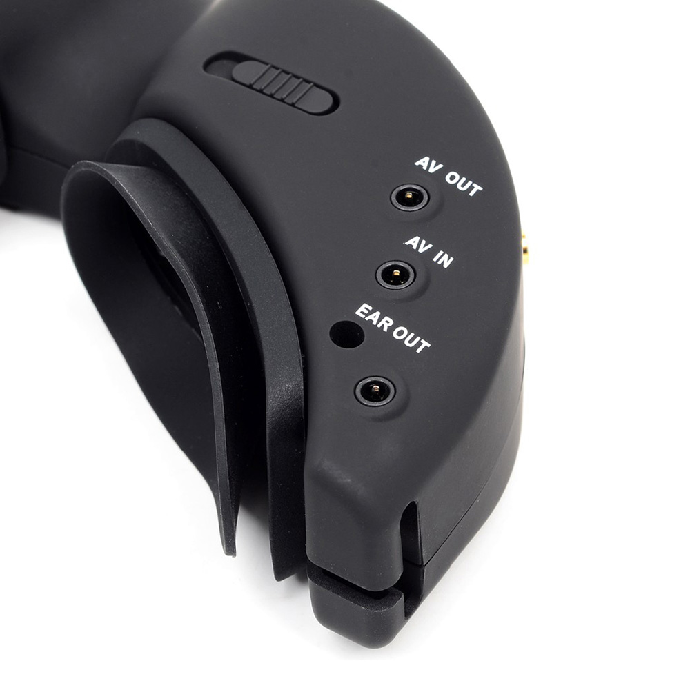 Skyzone SKY01S 5.8G 48CH 854X480 FPV Goggles with Front Camera Head Tracking System - Black