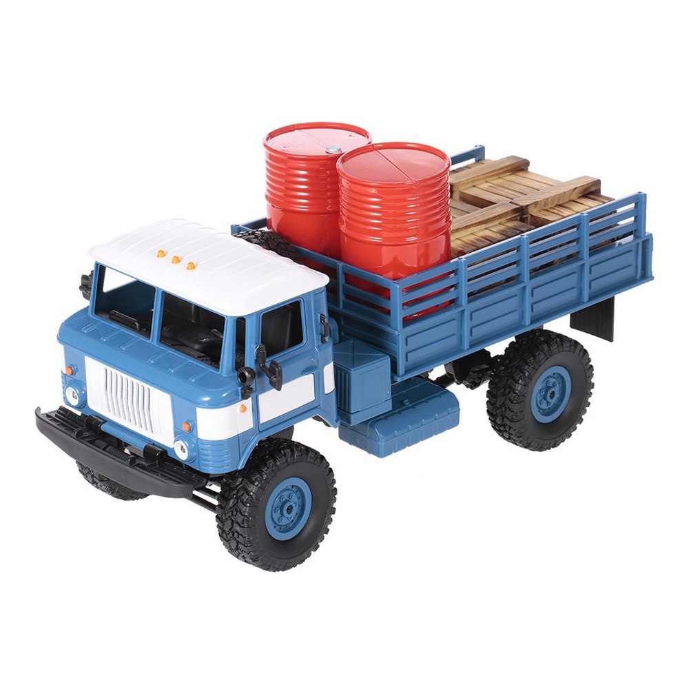 WPL B-24 2.4G 1:16 4WD Off-road Vehicles RC Car without Electronic Parts KIT - Blue