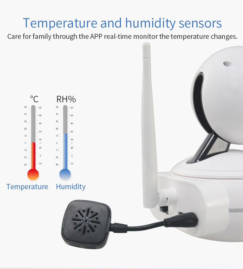 EasyN A163W 1080P WiFi IP Camera CMOS P2P For Android/iOS Motion Detection Night Vision Securitry Camera -White