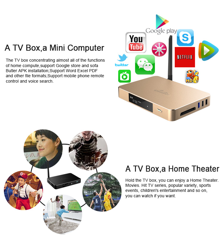 Cloudnetgo CR19 4GB/32GB Rockchip RK3399 Android 7.1 4K KODI 17.4 TV BOX 802.11AC WIFI Gigabit LAN SATA HDMI Type-C USB3.0 Bluetooth