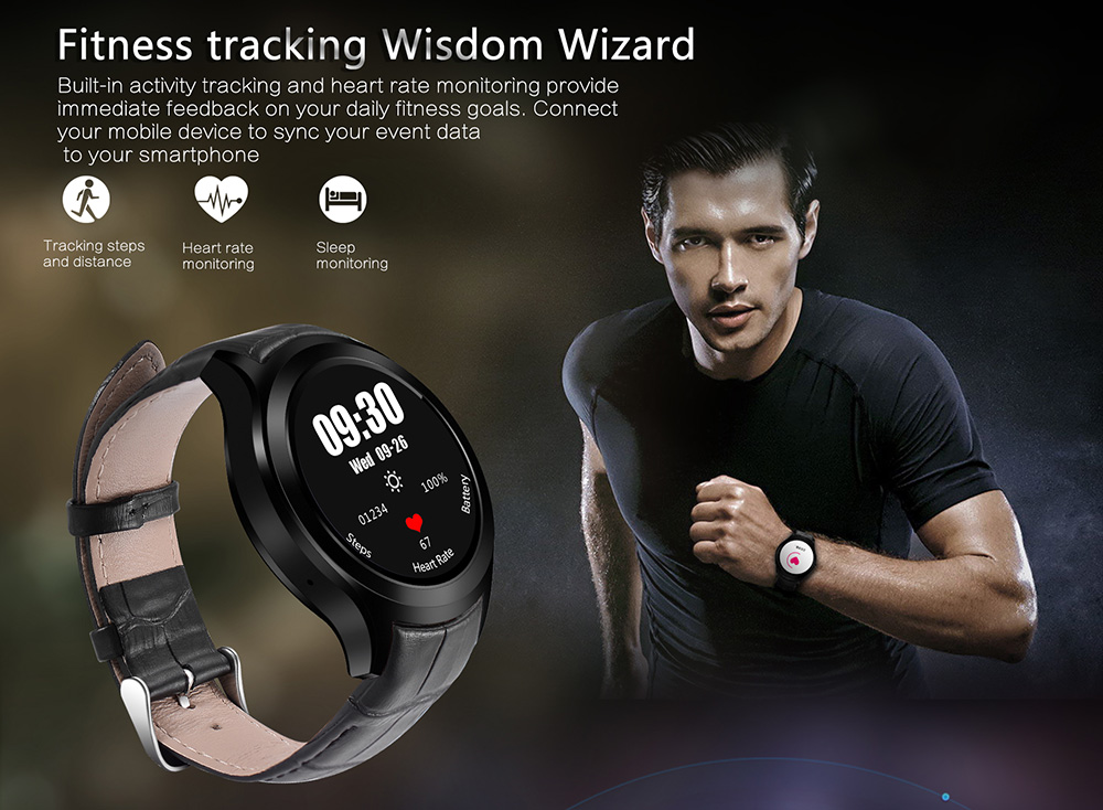NO.1 D5 PRO 3G Smartwatch Phone Android 5.1 MTK6580 Quad Core 1GHz 1GB RAM 16GB ROM GPS Bluetooth 4.0 - Silver