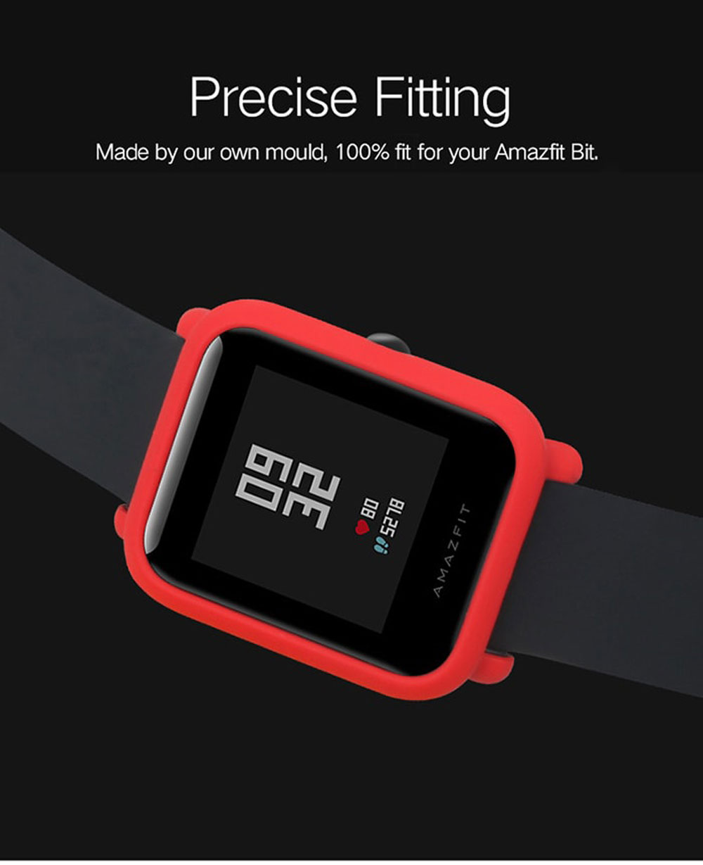 Protective Cover Case for Huami Amazfit Bip Lite Smartwatch Dial Plate Multiple Color - Army Green