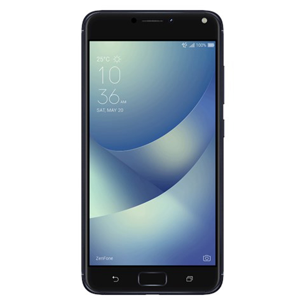 ASUS ZenFone 4 Max ZC550TL 5.5 Inch Smartphone 5000mAh 13.0MP + 8.0MP Dual Rear Camera 3GB 32GB MT6750 Octa Core Android 7.0 Touch ID Metal Body VoLTE - Black