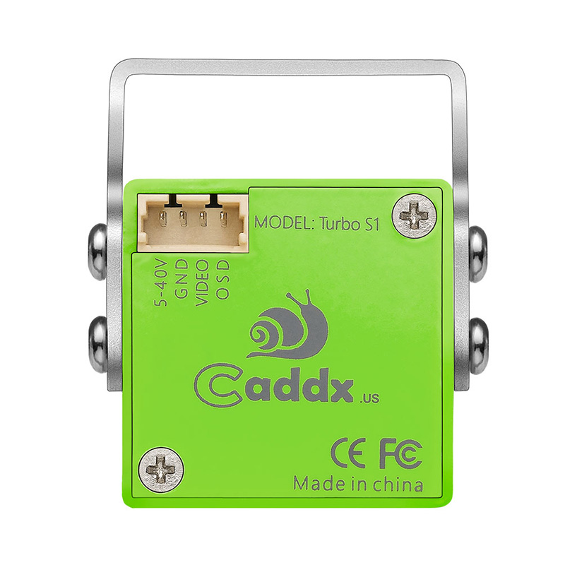 Caddx Turbo Micro S1 D-WDR 600TVL 2.1mm 1/3' CCD Sensor 4:3 Wide FPV Camera PAL - Green