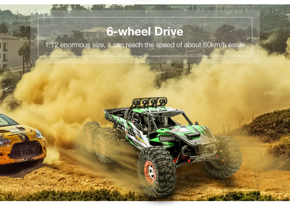 Feiyue FY06 Eagle Pro 1:12 2.4G 6WD Brushless Off-road Vehicles RC Car RTR - Green