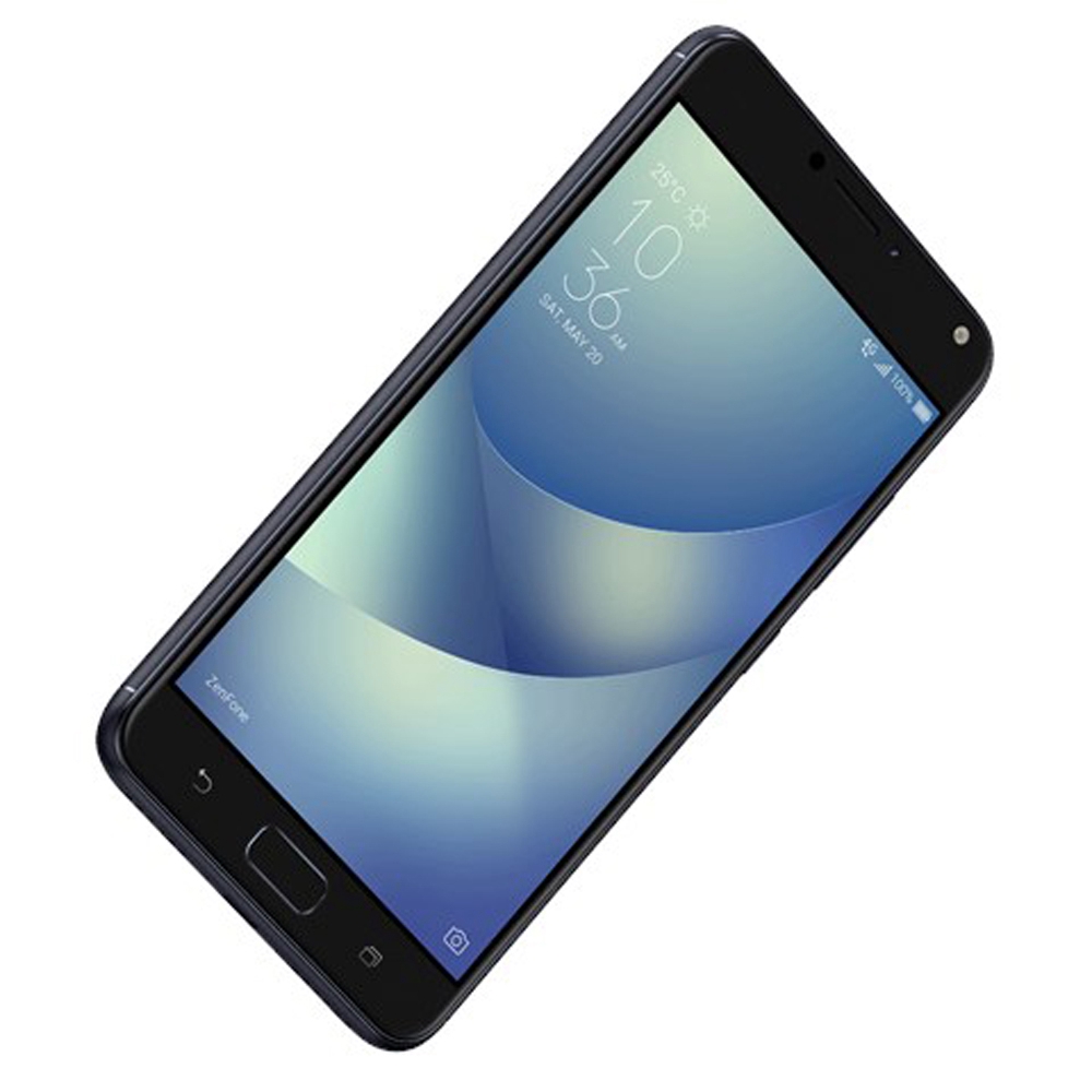 ASUS ZenFone 4 Max ZC550TL 5.5 Inch Smartphone 5000mAh 13.0MP + 8.0MP Dual Rear Camera 3GB 32GB MT6750 Octa Core Android 7.0 Touch ID Metal Body VoLTE - Black