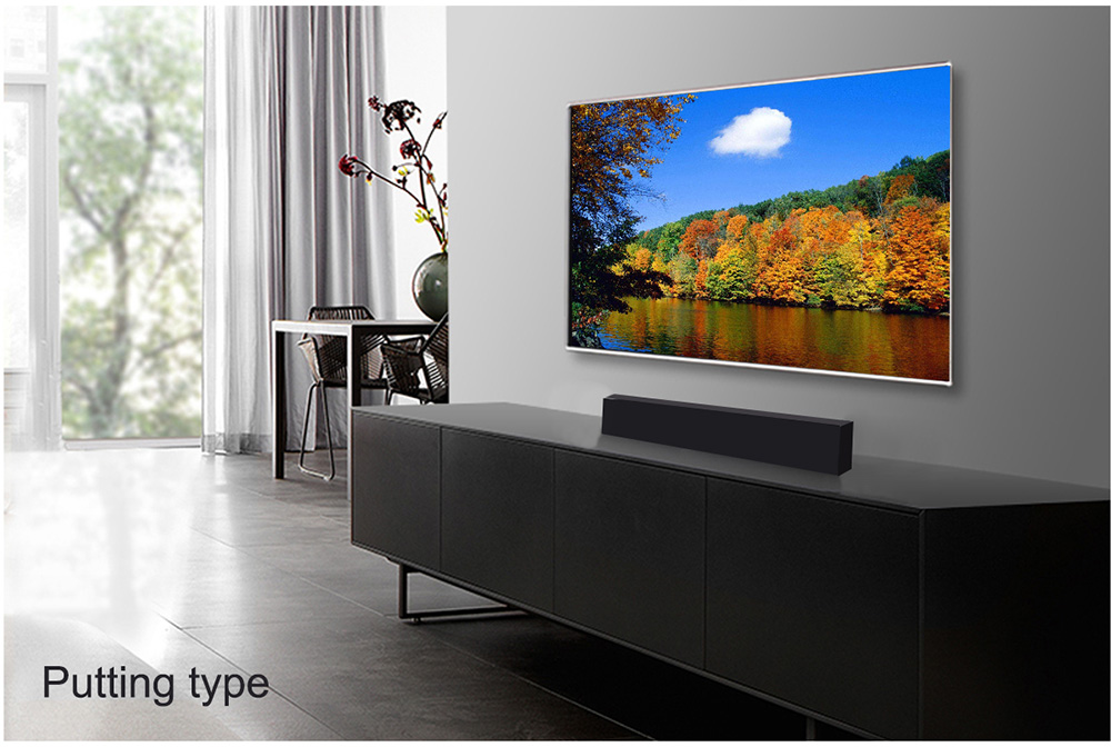 KS2 DVB-T2 Soundbar Hybrid Amlogic S905 Quad Core Android 5.1.1 Internet Smart Audio System 1GB 8GB WIFI Gigabit LAN