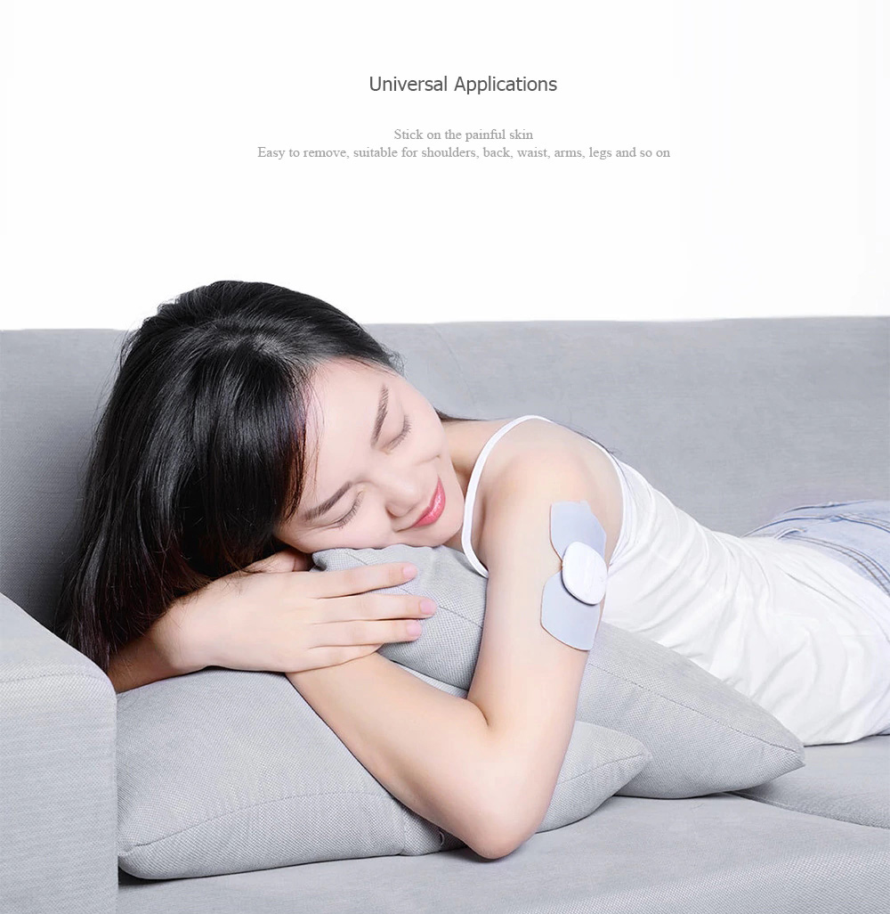 Xiaomi Mijia Electrical Massage Machine USB Charge Portable Stimulator Body Relax Machine -Black