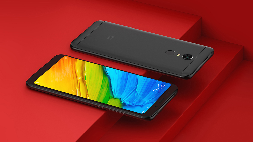 Xiaomi Redmi 5 Plus 5.99 Inch 4G LTE Smartphone 18:9 Full Screen MIUI 9 4GB 64GB Snapdragon 625 Octa Core 12.0MP Cam - Black