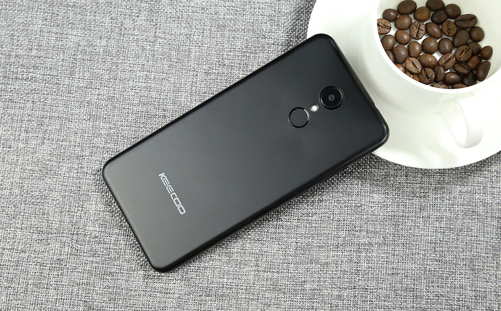 KEECOO P11 5.7 Inch Smartphone 18:9 Aspect Ratio HD Screen MT6737 Quad Core Dual 8.0MP Camera 2GB RAM 16GB ROM Touch ID Face Unlocking 3050mAh - Silver
