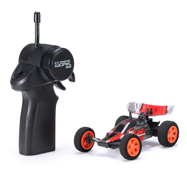 Velocis 2.4G 1:32 USB Charging Support Multiplayer RC Racing Car - Red