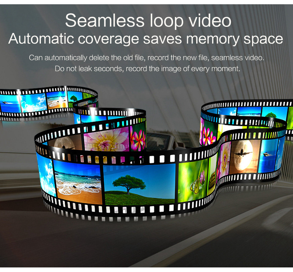 H600 NTK9665 3.0 Inch LCD Dash Camera 1080P FHD 170 Degree Wide Angle Night Vision G-sensor Car Video Recorder - Silver