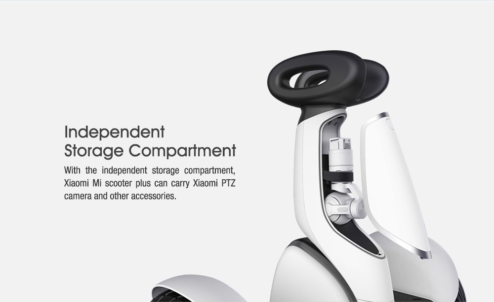 Xiaomi PTZ Camera Sony Exmor R WiFi 1080P 104 Degree Adjustable Installation Angle Pan / Tilt / Zoom Platform Camera for Xiaomi Scooter Plus - White