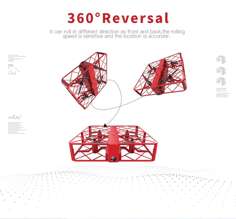 Zhicheng Z8 WIFI FPV RC Quadcopter with 720P HD Camera Altitude Hold Mode RTF - Red