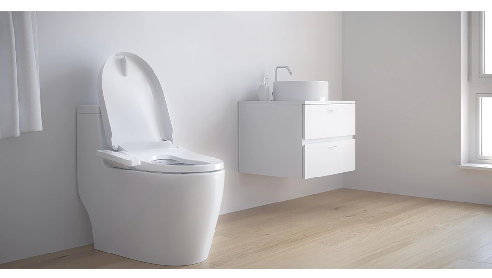 Xiaomi Mijia Smart Toilet Seat UV Sterilization IPX4 Waterproof Electric Bidet Cover Dual Self-cleaning Nozzle Intelligent Toilet Lid -White