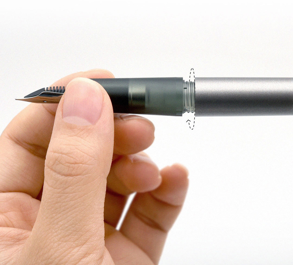Xiaomi Mijia KacoGreen SKY Fountain Pen 0.3mm-0.4mm with Ink Sac Pen Box -Blue