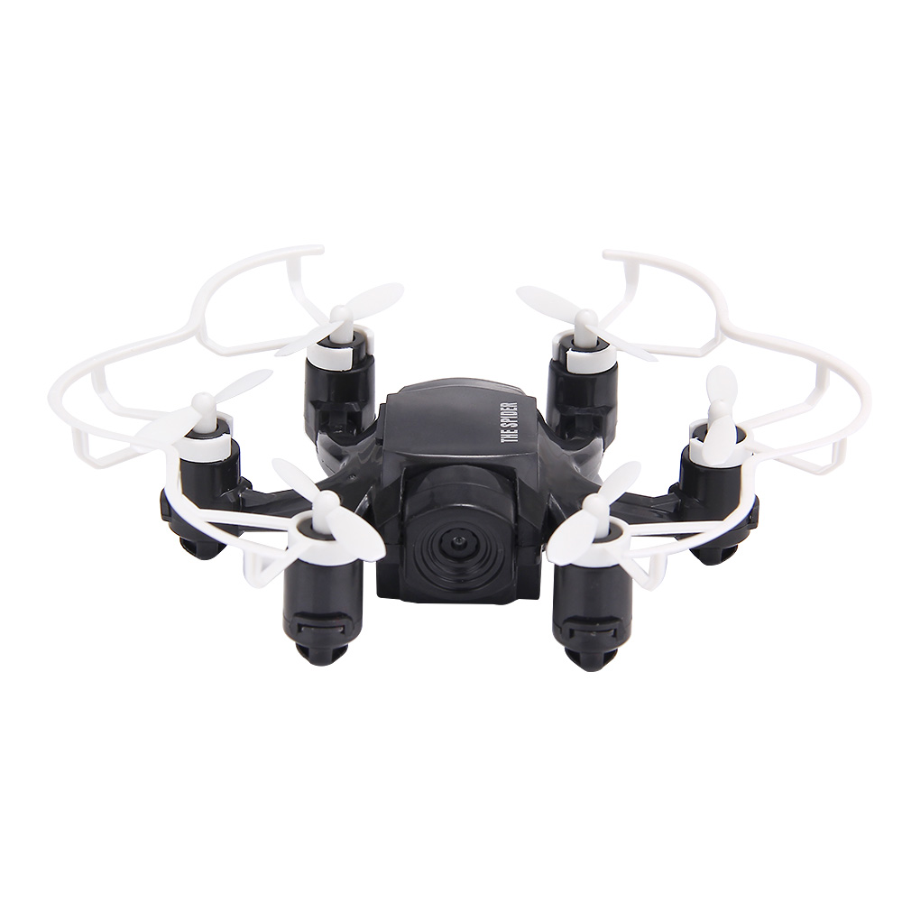 FQ777-126C MINI Spider Drone 2MP HD Camera 3D Roll One Key to Return Dual Mode 4CH 6Axis Gyro RC Hexacopter - Red