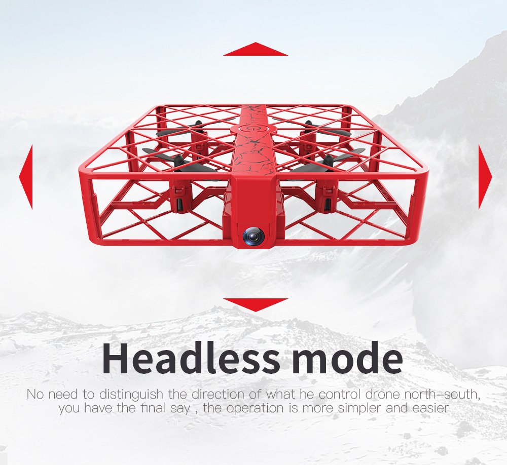 Zhicheng Z8 WIFI FPV RC Quadcopter with 720P HD Camera Altitude Hold Mode RTF - Red