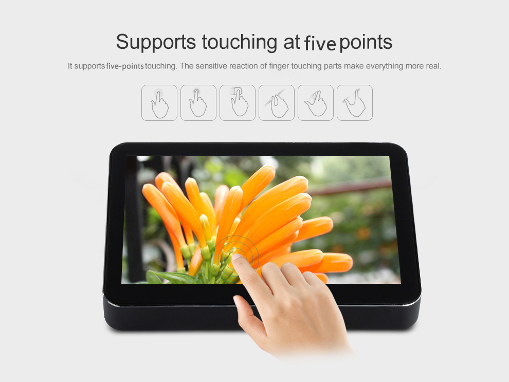 PIPO X11S 8.9 Inch Licensed Windows 10 Android 5.1 Dual OS Mini PC 2GB/32GB Intel Cherry Trail Z8350 WiFi Gigabit LAN Bluetooth HDMI - Black