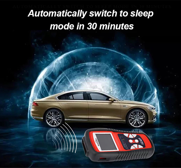 Konnwei KW830 OBDII Vehicle Diagnostic Scanner Tool Car Trouble Code Reader - Red + Black