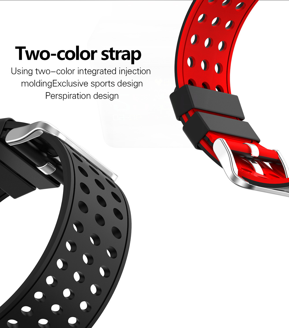 LYNWO M7 Heartrate/Blood oxygen/Blood pressure IP67 Smart Bracelet Fitness For IOS/Android - Black