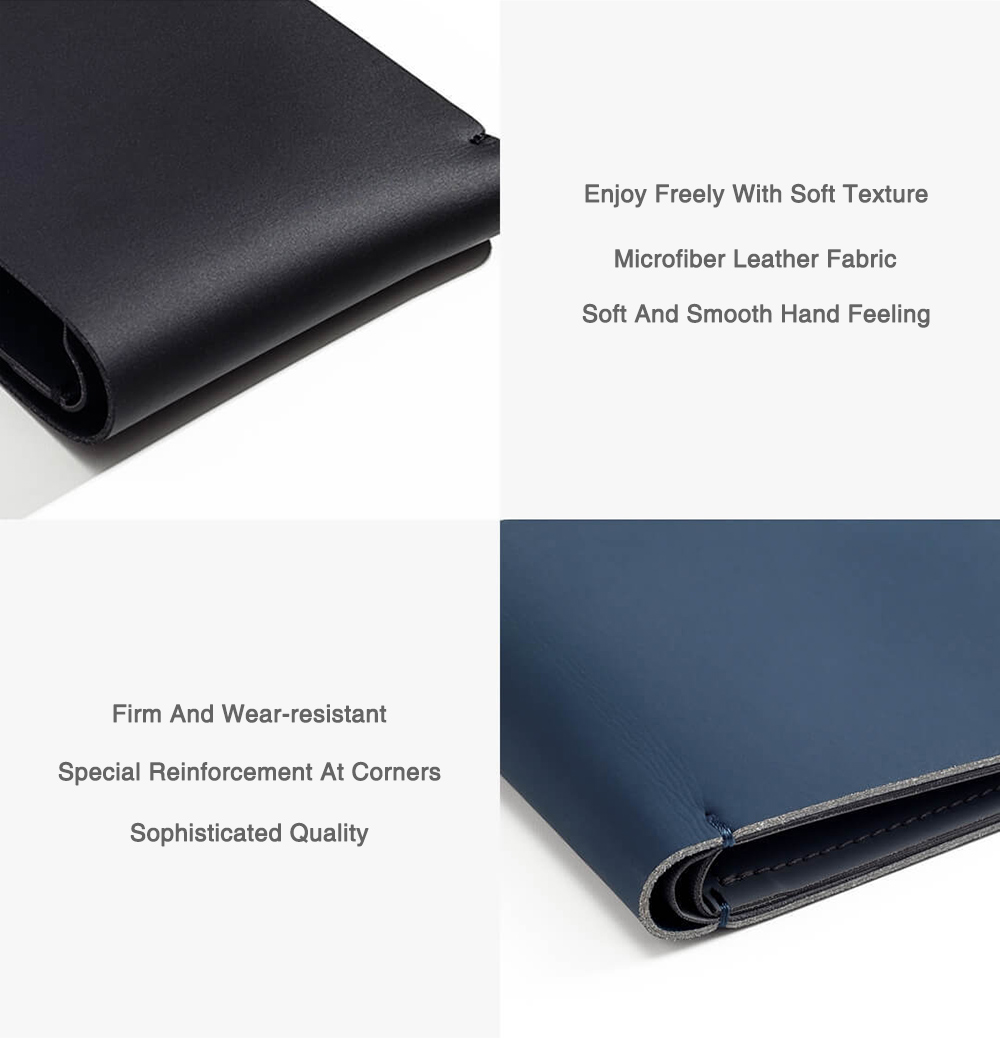 Xiaomi 90 Minutes Wallet Lightweight Purse Anti-theft RFID Safe Multiple Card Holder - Blue