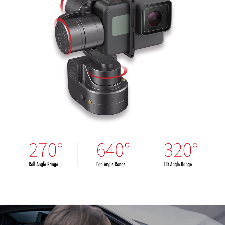 Zhiyun Rider-M 3-Axis Mini Handheld Gimbal for Smartphone GoPro Hero3/4/5