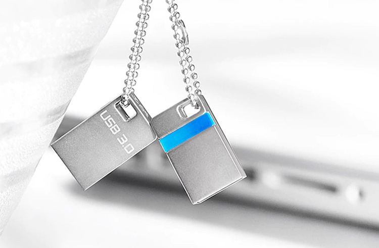 Teclast NDX-S2 Ledou Series 32GB USB3.0 Flash Memory Stick 140Mb/s Read Speed Crystal PC Inlay For Computer - Blue