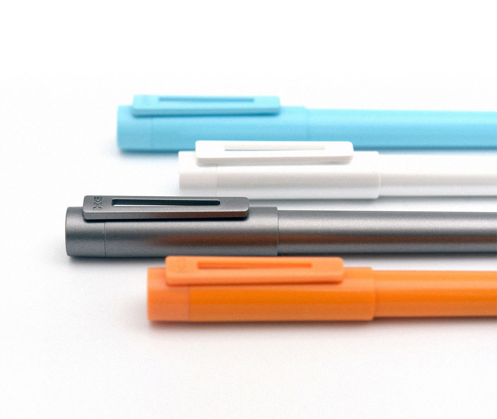 Xiaomi Mijia KacoGreen SKY Fountain Pen 0.3mm-0.4mm with Ink Sac Pen Box -Blue