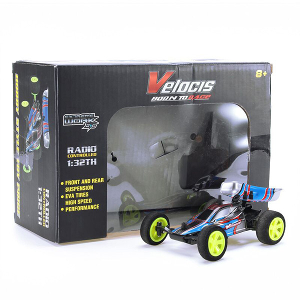 Velocis 2.4G 1:32 USB Charging Support Multiplayer RC Racing Car - Red