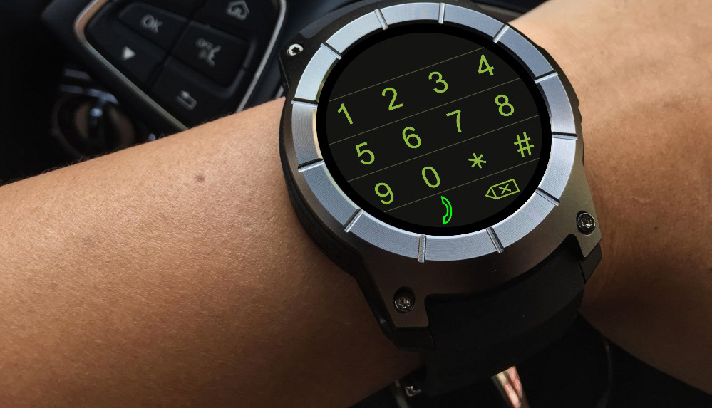 Makibes G05 Smartwatch GPS Bluetooth MTK2503 32GB TF Card SMS Reminder Multi-mode Sports Compatible with iOS Android - Black