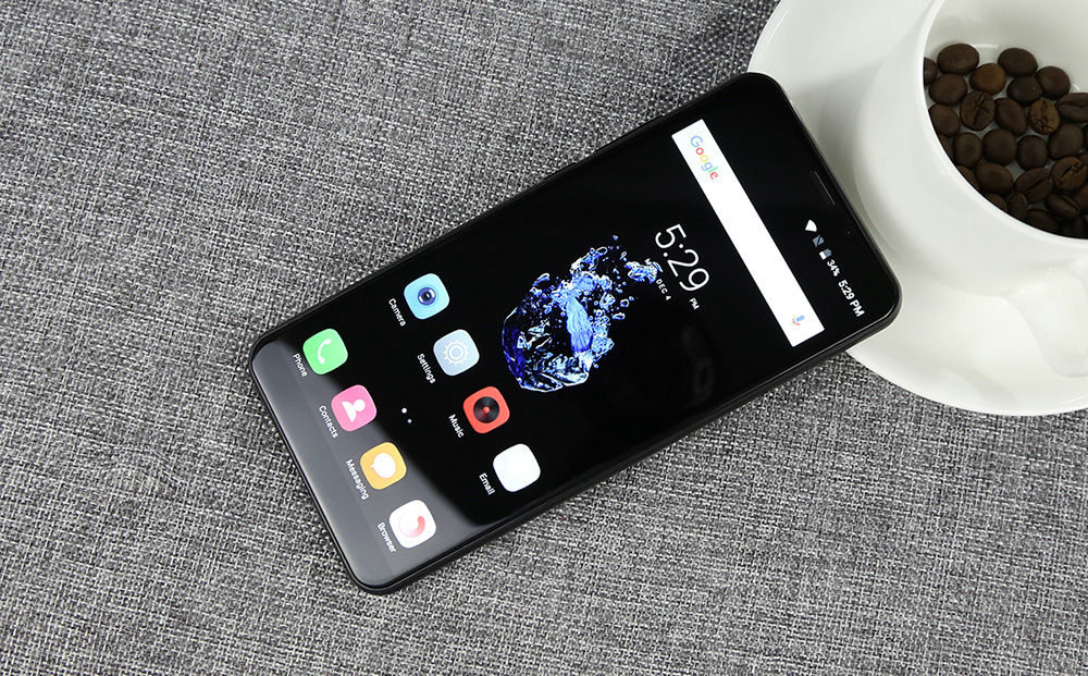 KEECOO P11 5.7 Inch Smartphone 18:9 Aspect Ratio HD Screen MT6737 Quad Core Dual 8.0MP Camera 2GB RAM 16GB ROM Touch ID Face Unlocking 3050mAh - Silver